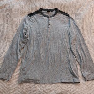 Hugo Boss Longsleeve Henley Two-Tone Slim Fit XXL